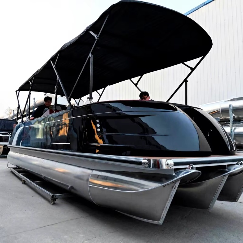 Fishing Boat Fiberglass - Luxury yacht party pontoon boat with