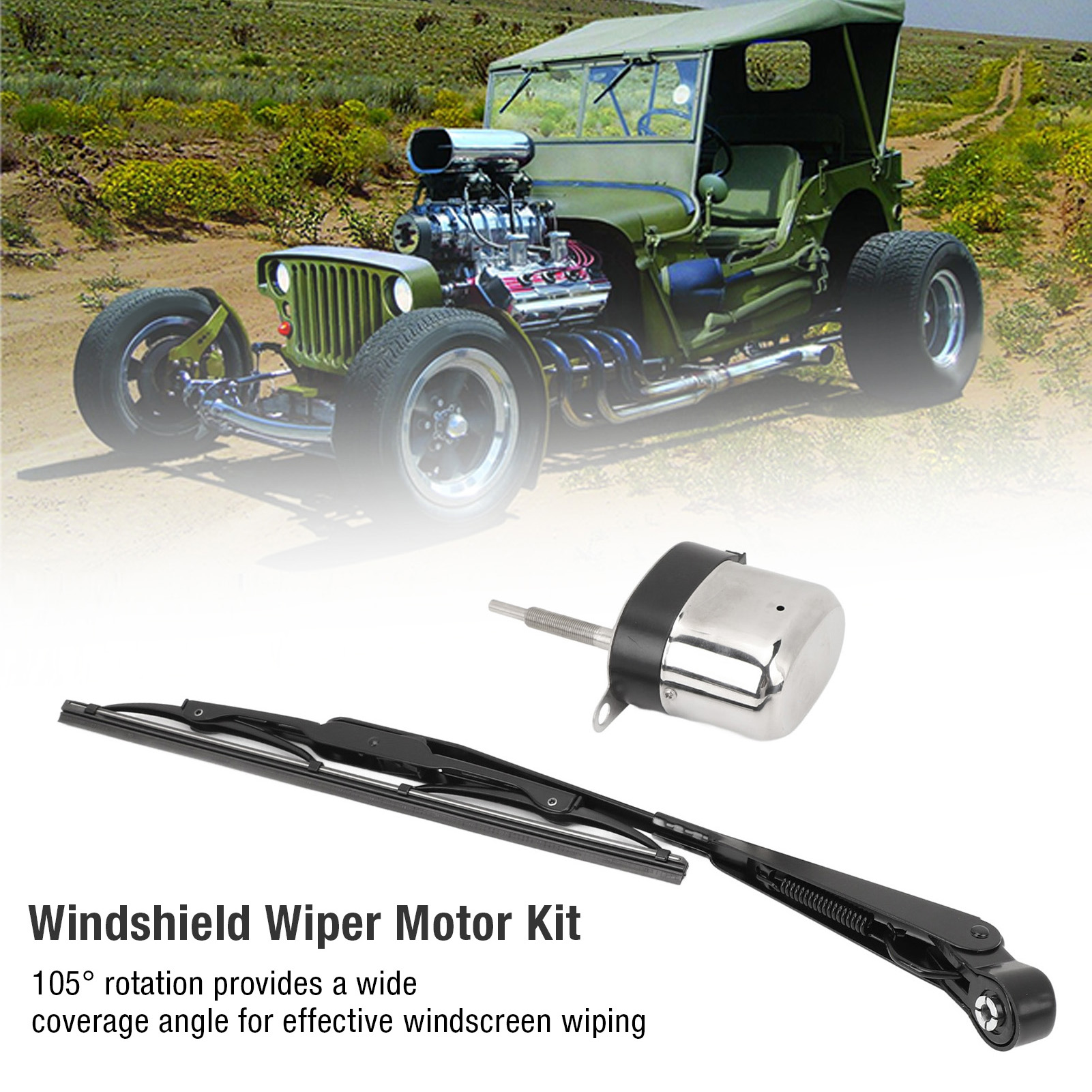 Electric Motor Windshield Wipe - Fishing Boat Outboard Motor recension och pris