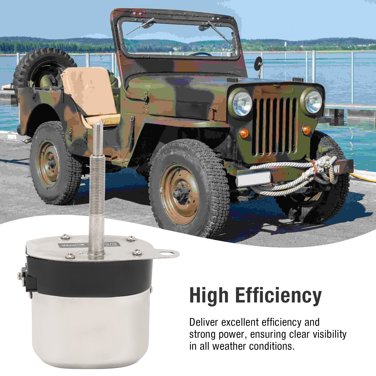 Electric Motor Windshield Wipe - Fishing Boat Outboard Motor recension och pris