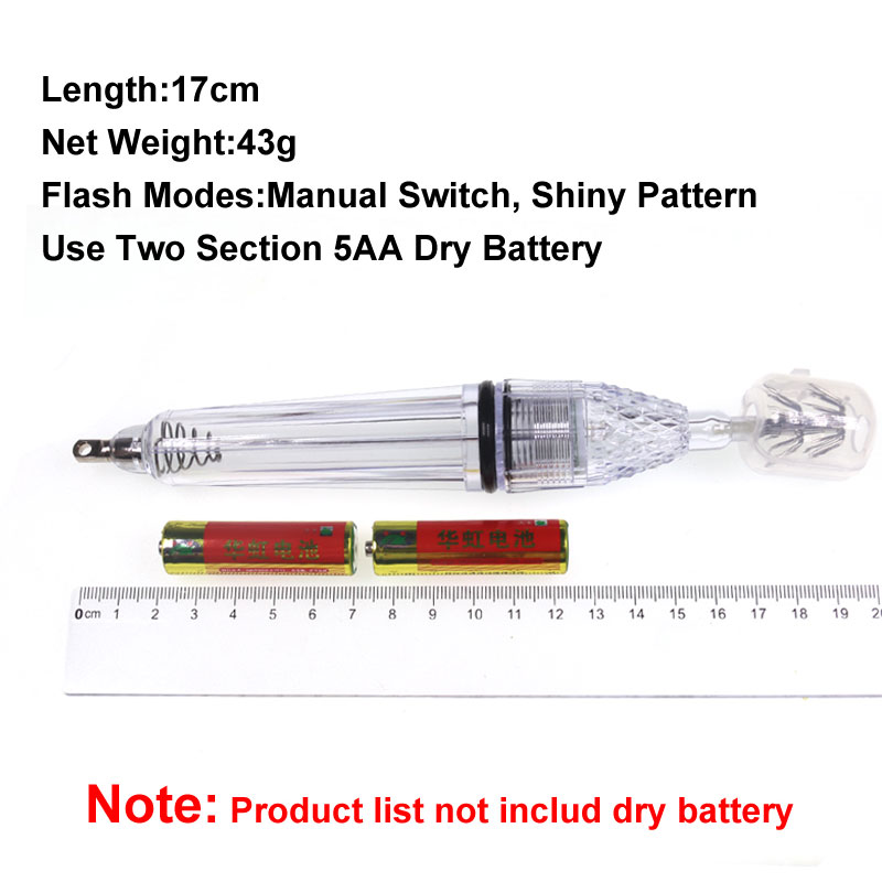 1pc 12cm 17cm 5AA Battery LED  - Fishing Boat Navigation Light recension och pris