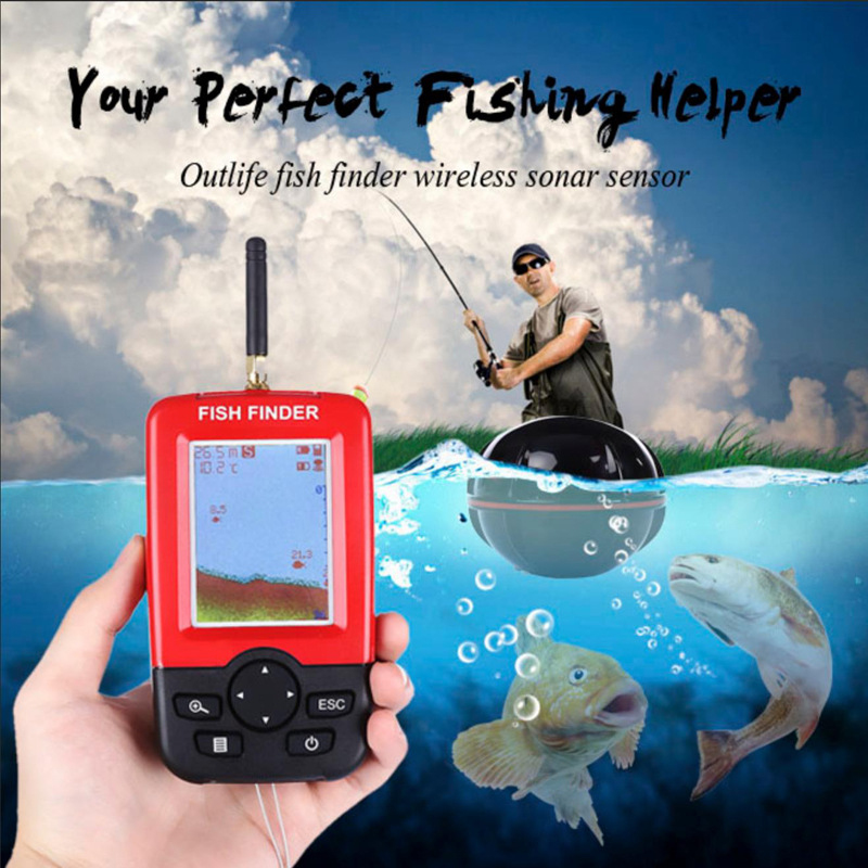 Display Portable fish finder e - Fishing Boat Depth Finder recension och pris