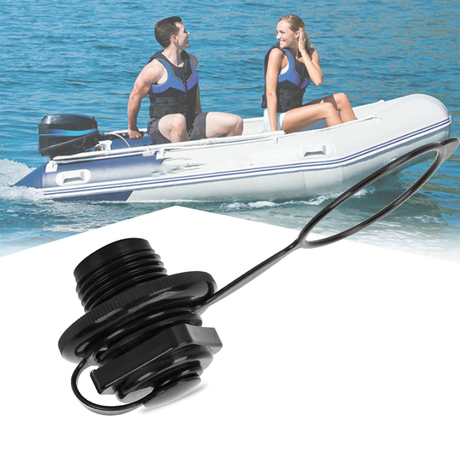 23.9mm Black Plastic Inflatabl - Fishing Boat Trailer recension och pris
