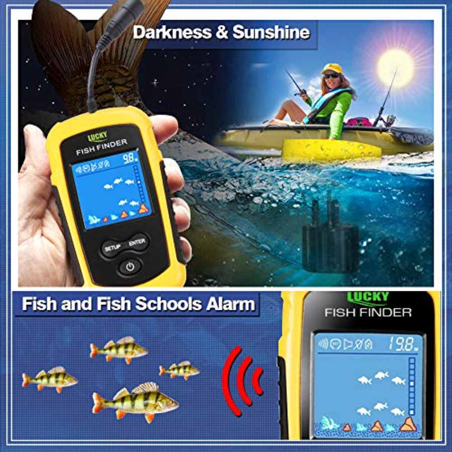 Kayak Portable Fish Depth Find - Fishing Boat Depth Finder recension och pris