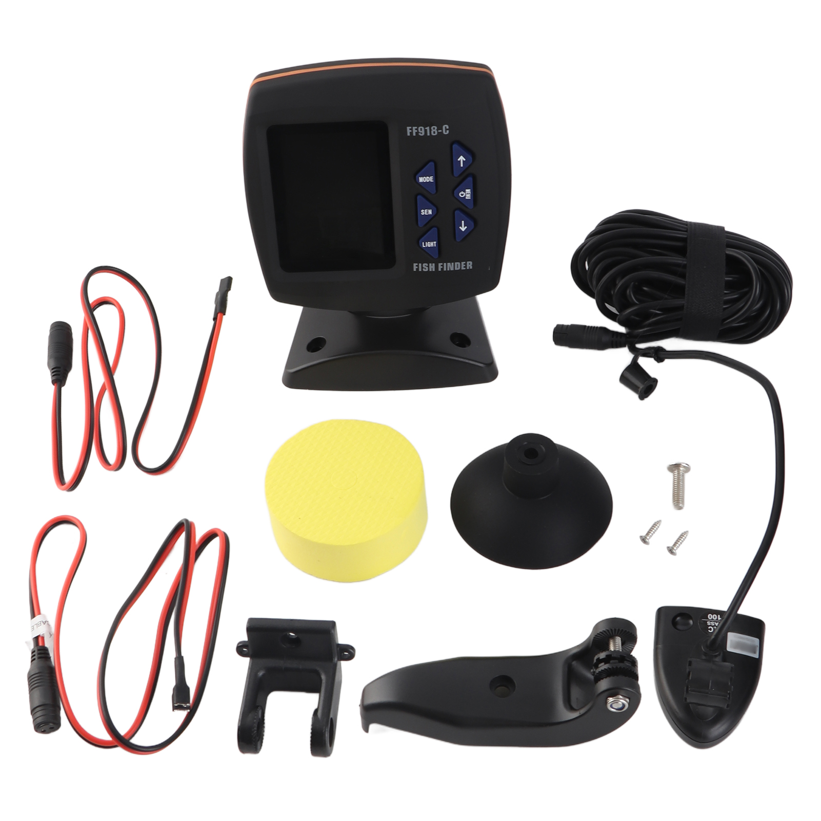 Color Screen Wired Fish Finder - Fishing Boat Depth Finder recension och pris