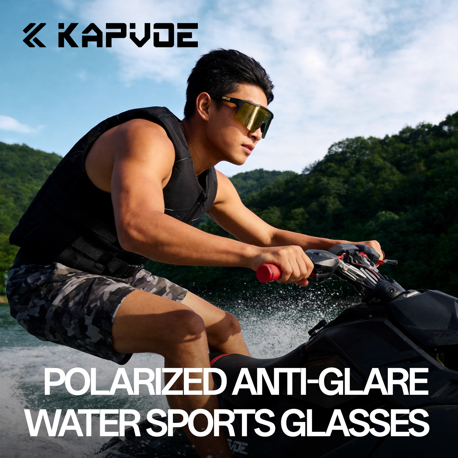 KAPVOE UV400 Anti-glare Surfin - Fishing Boat Trailer recension och pris
