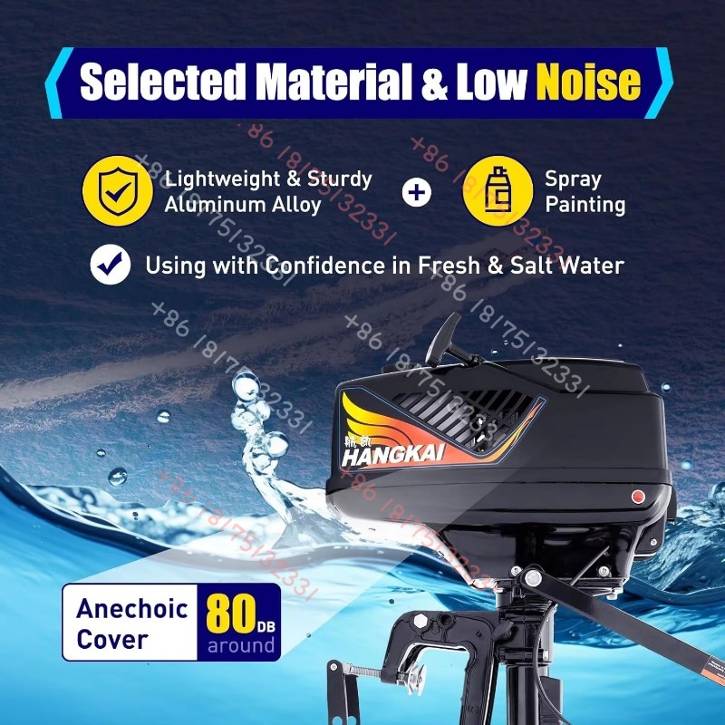 HANGKAI Outboard Motor, 3.6  2 - Fishing Boat Outboard Motor recension och pris