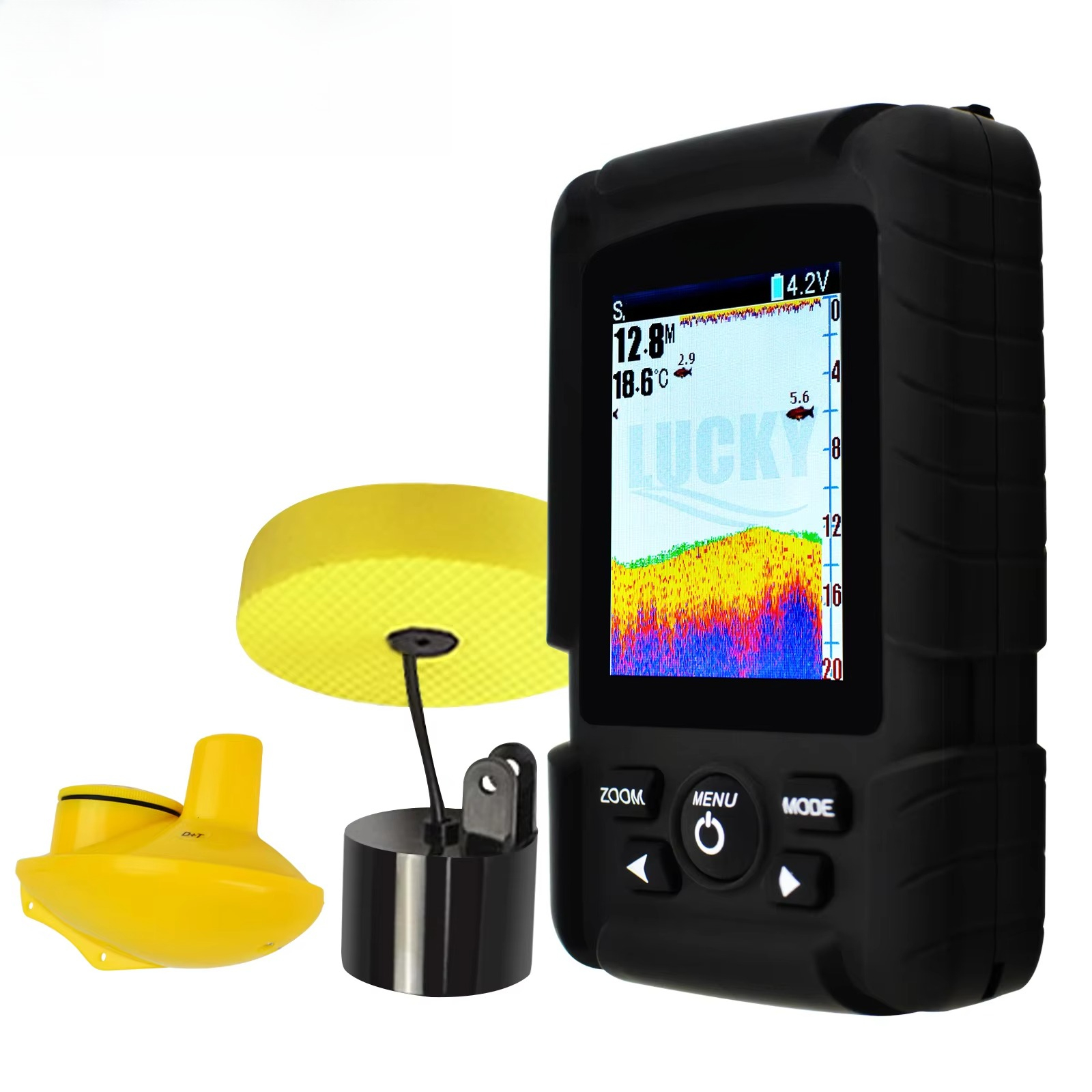 2-in-1 Wireless & Wired Fish F - Fishing Boat Depth Finder recension och pris
