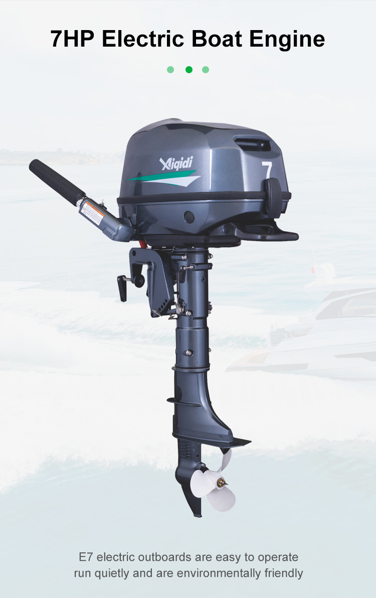 AIQIDI E7 7HP Boat Motor Water - Fishing Boat Outboard Motor recension och pris