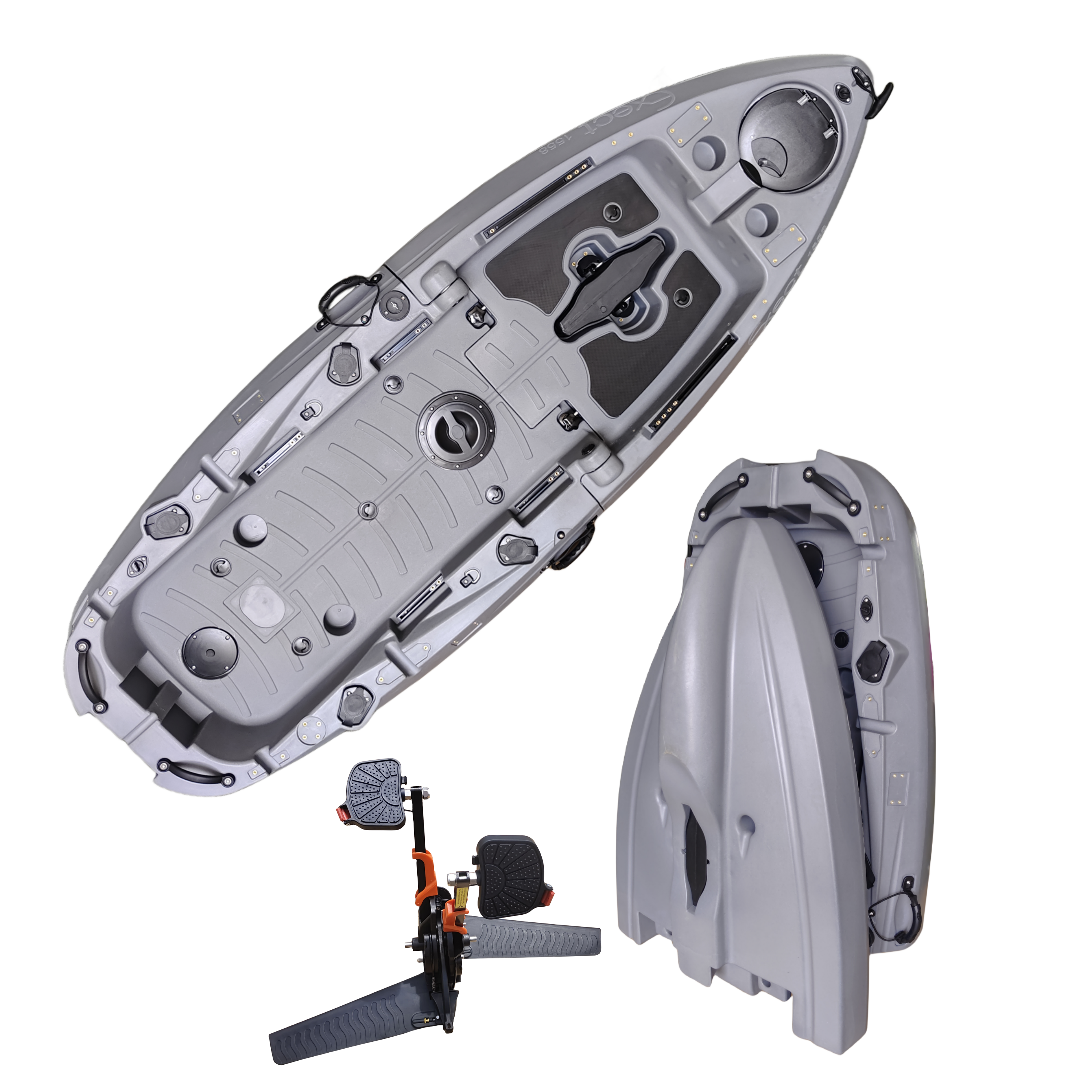 Plastic Kayak Pedal Kayak Fish - Fishing Boat Aluminum recension och pris