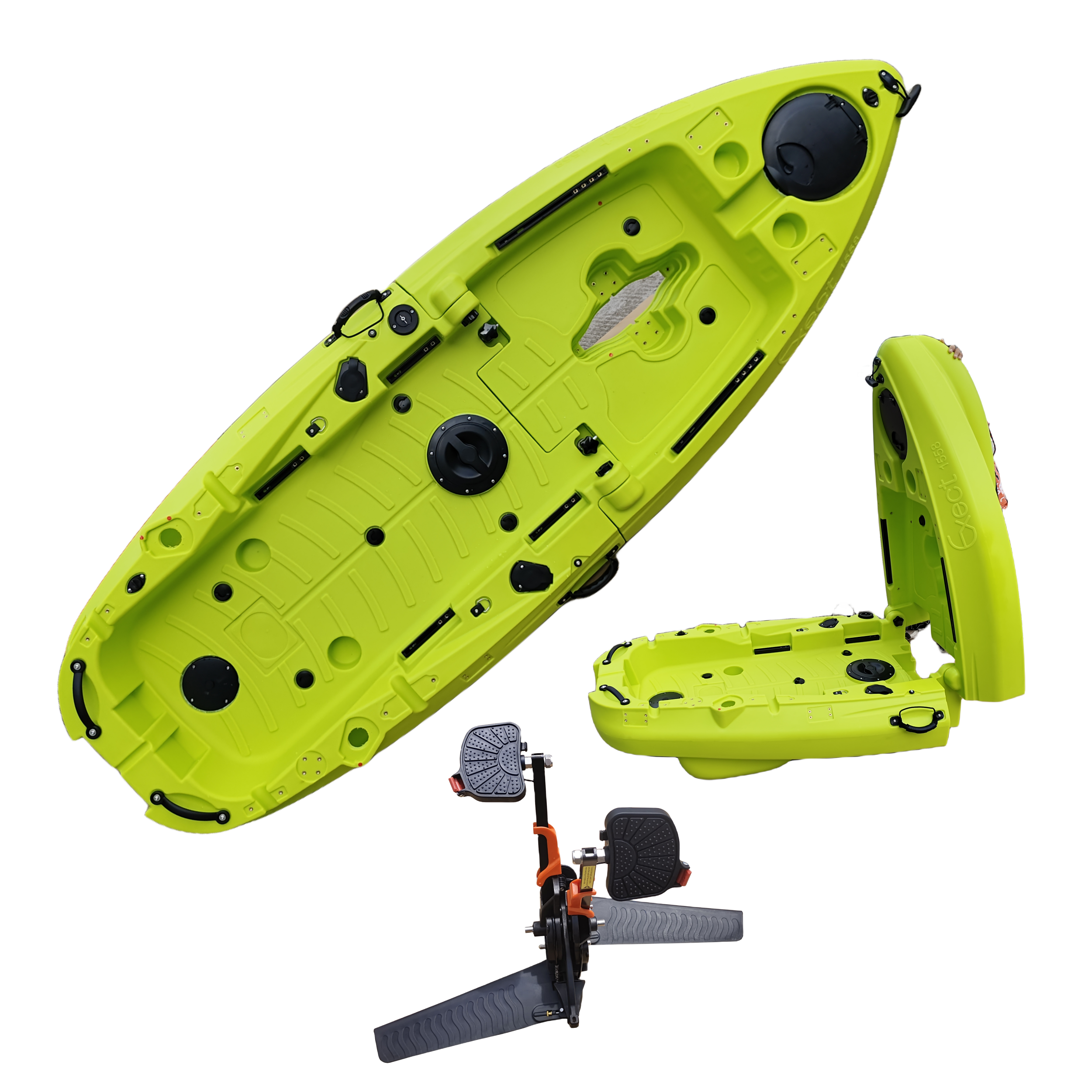 Plastic Kayak Pedal Kayak Fish - Fishing Boat Aluminum recension och pris