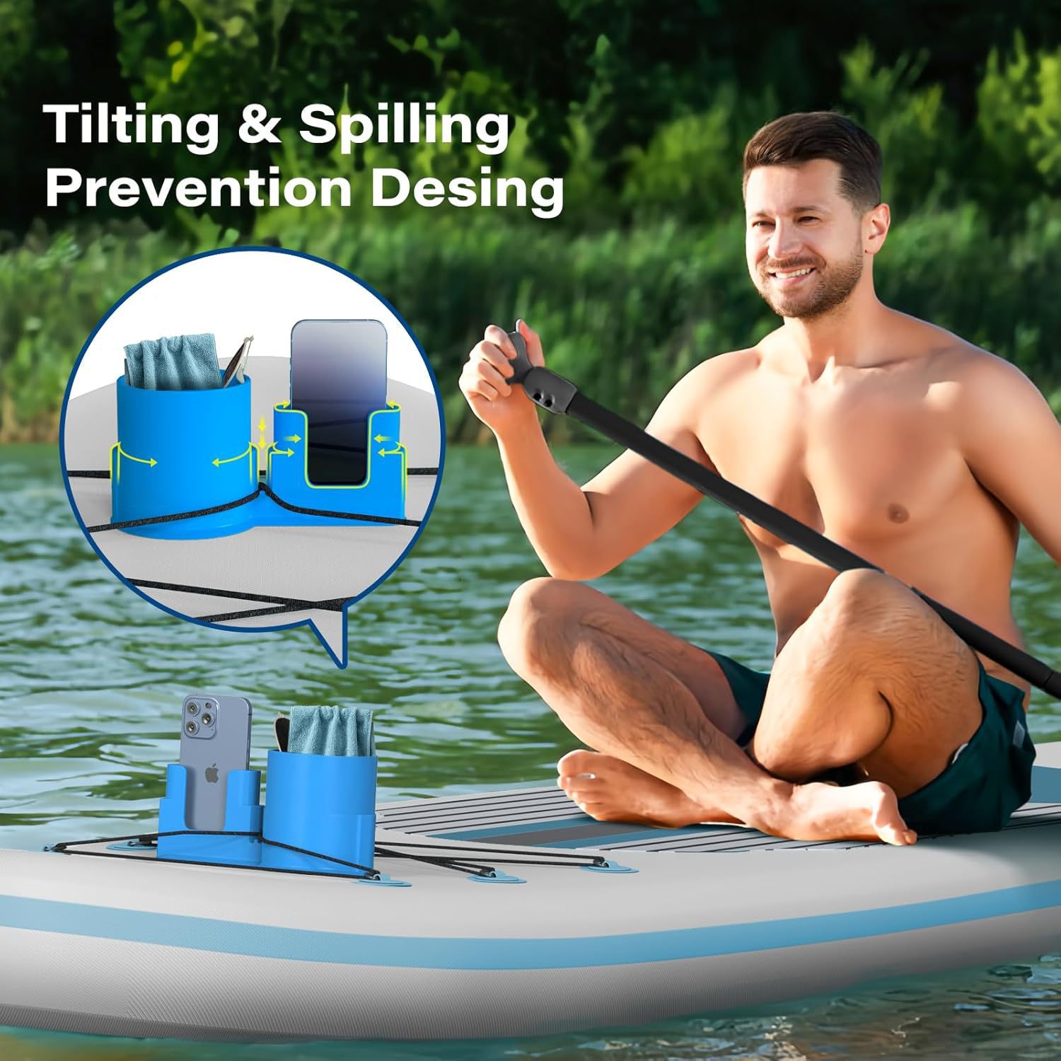 Kayak Drink Holder Surfboard K - Fishing Boat Anchor recension och pris