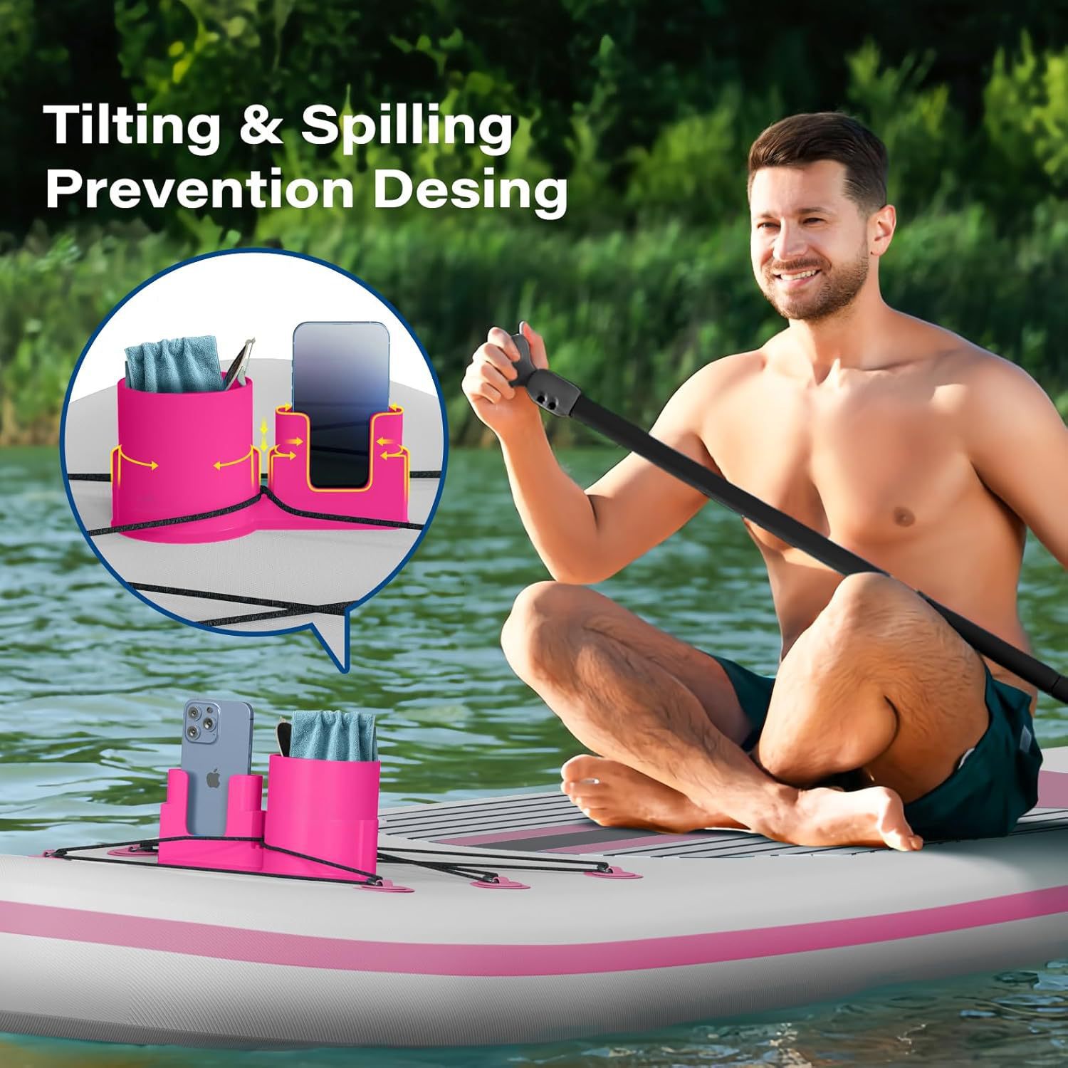 Kayak Drink Holder Surfboard K - Fishing Boat Anchor recension och pris
