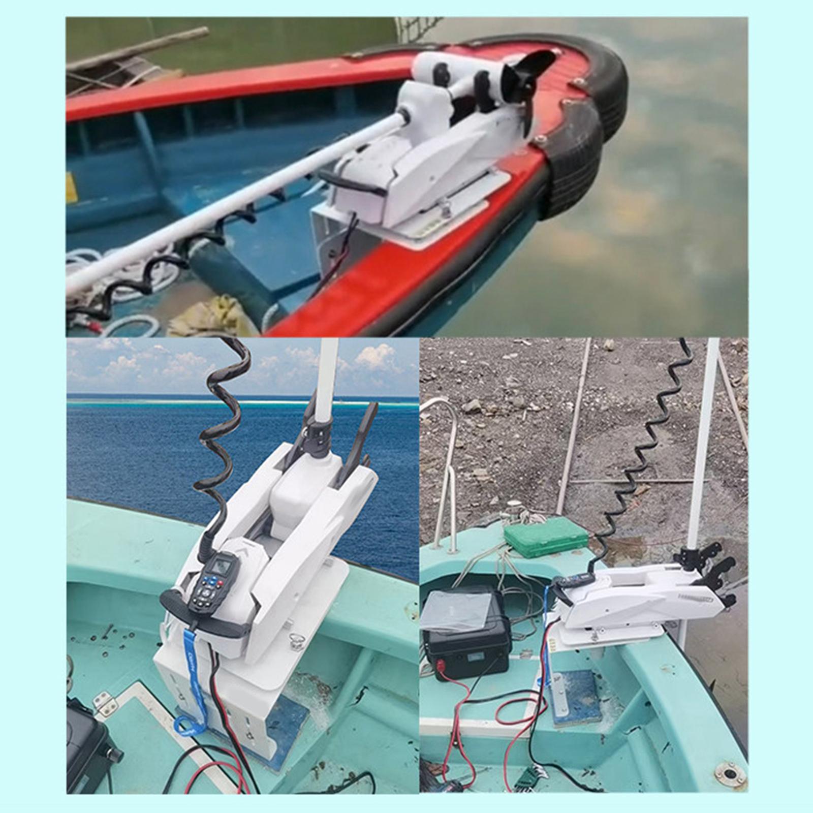White Kayak Electric Motor Mou - Fishing Boat Trolling Motor recension och pris