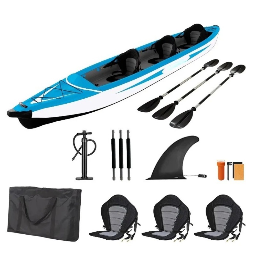 Inflatable Fishing Kayak Folda - Fishing Boat Seat recension och pris