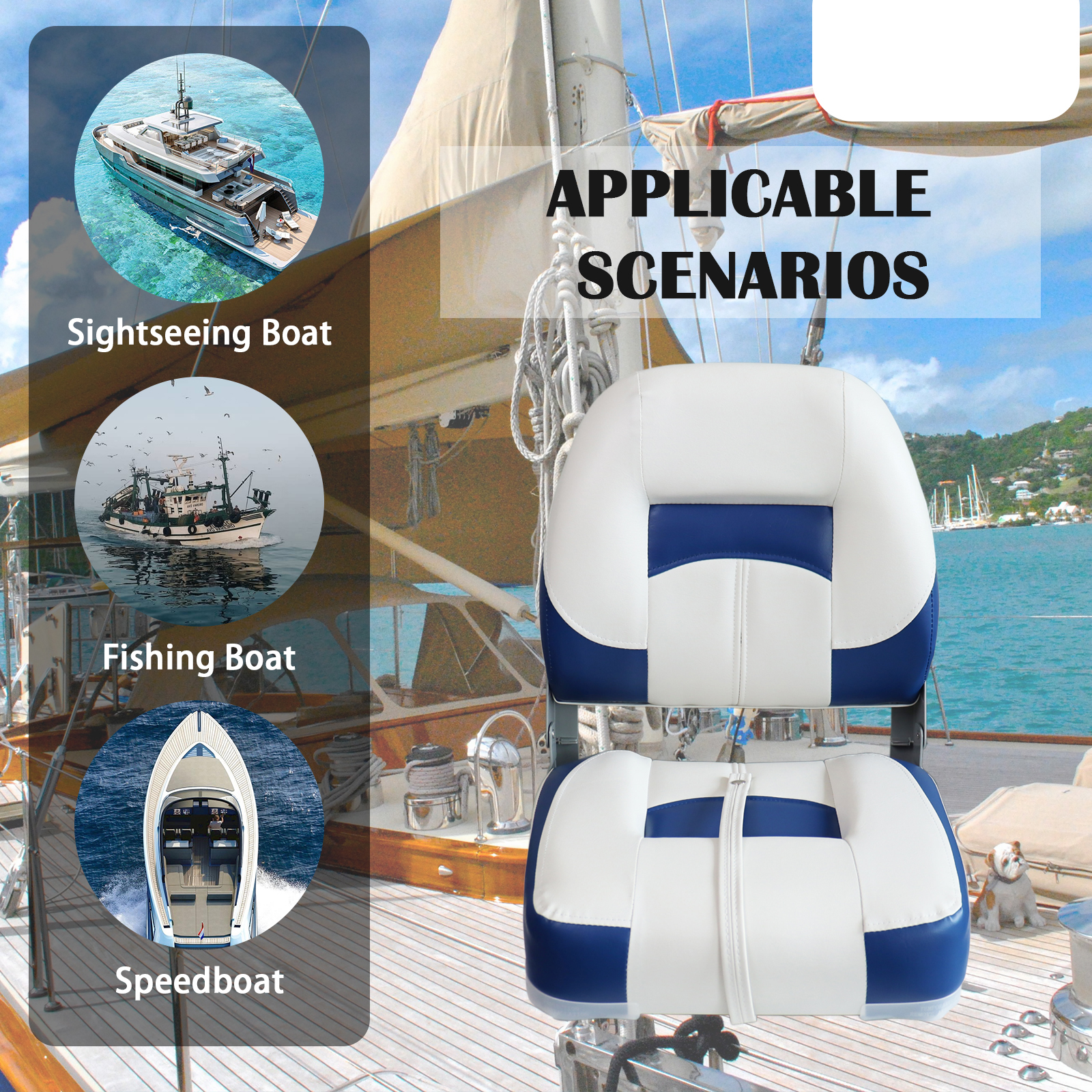 Folding Bass Boat Seats Classi - Fishing Boat Seat recension och pris