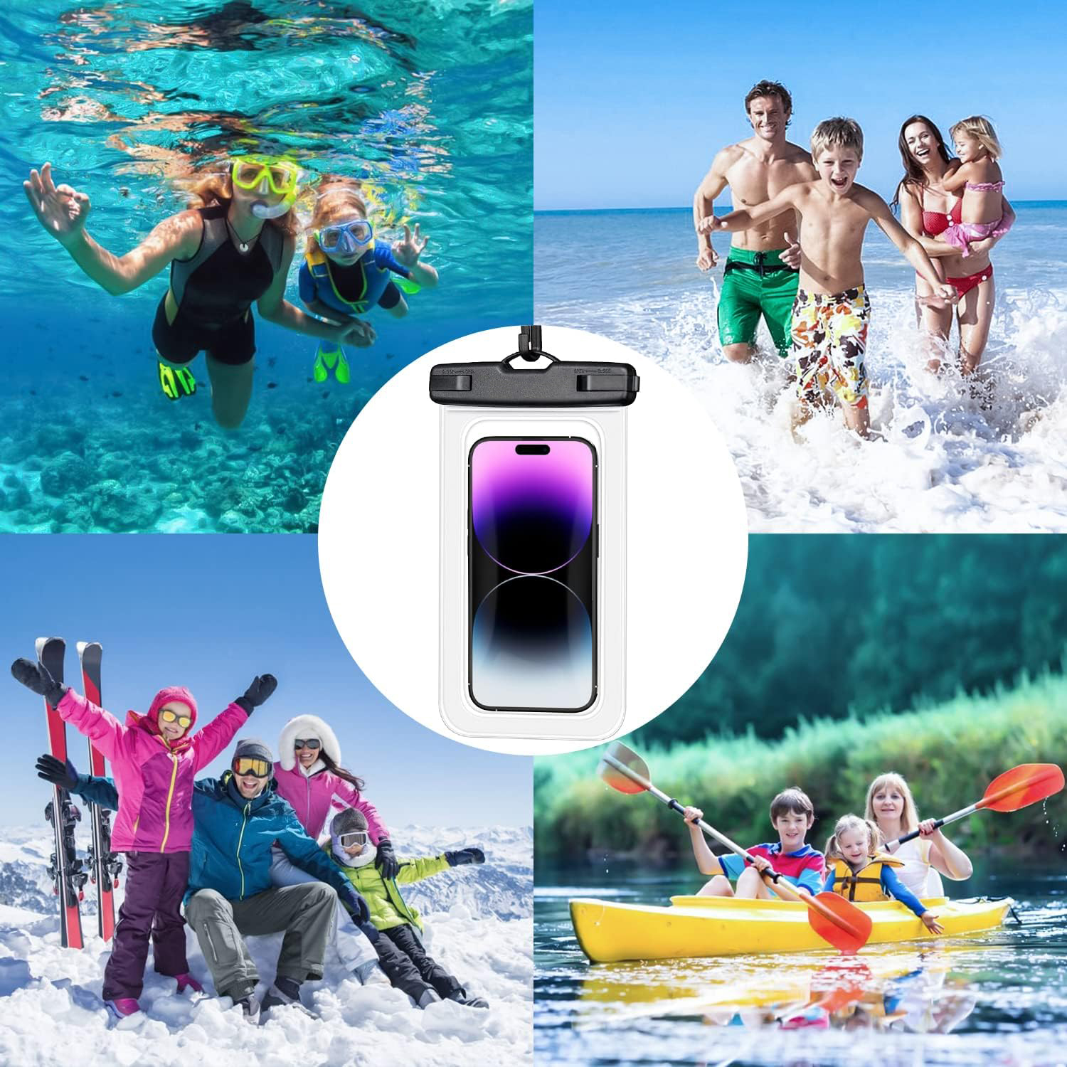 Waterproof Phone Case Swimming - Fishing Boat Cover recension och pris