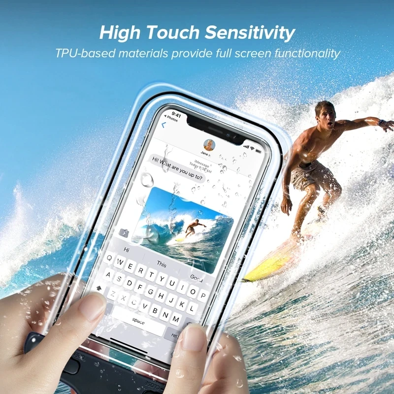 Waterproof Phone Case Swimming - Fishing Boat Cover recension och pris