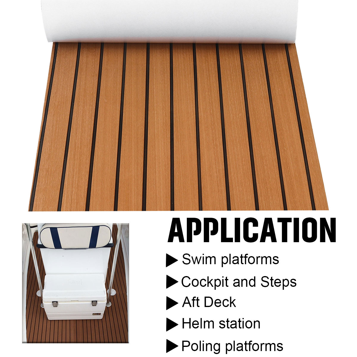 2400X600x6mm Self-Adhesive EVA - Fishing Boat Fiberglass recension och pris