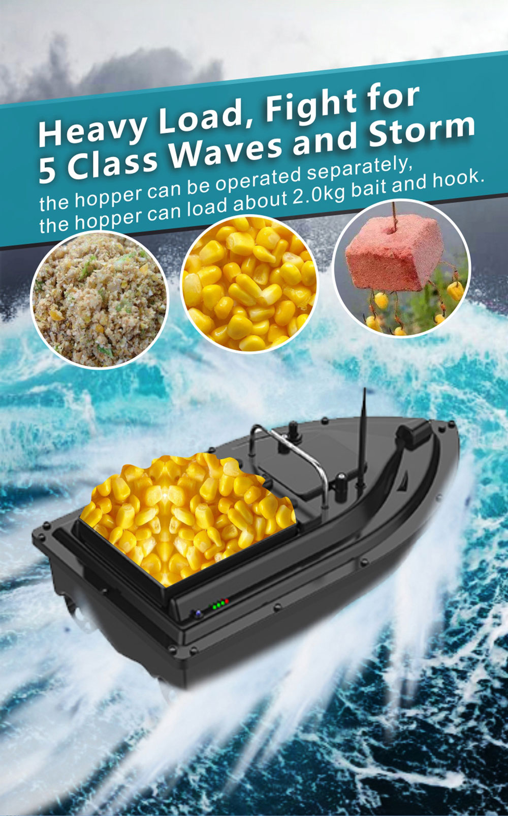 Bait Boat With GPS Positioning - Fishing Boat Gps recension och pris