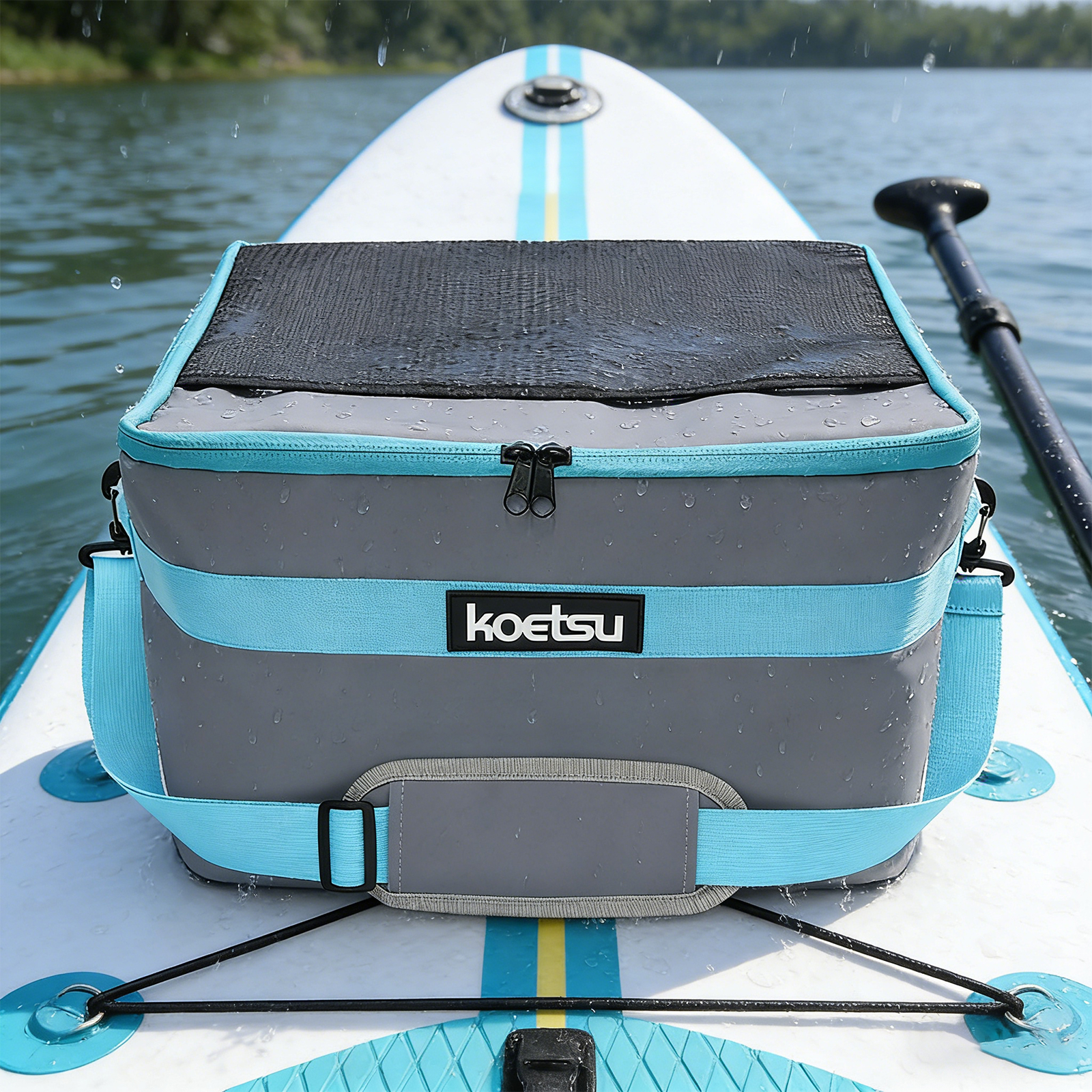 Insulated Paddleboard Cooler w - Fishing Boat Paddle recension och pris