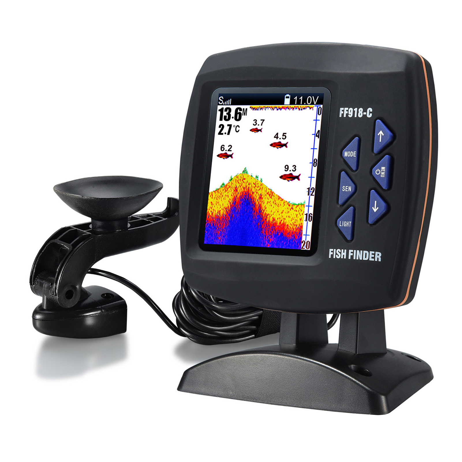 Portable Fish Finder Wireless  - Fishing Boat Depth Finder recension och pris