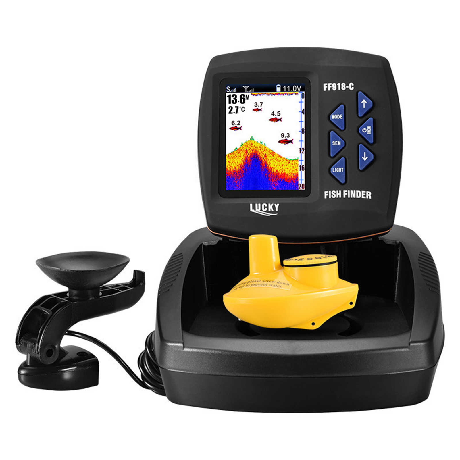 Portable Fish Finder Wireless  - Fishing Boat Depth Finder recension och pris