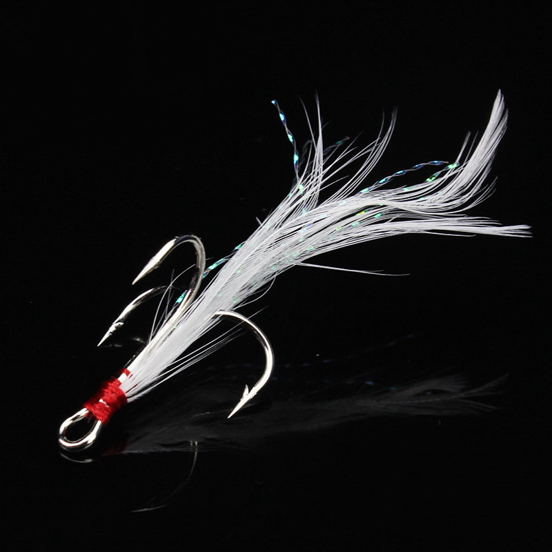 5pcs 4#6#Tied hair three ancho - Fishing Boat Anchor recension och pris